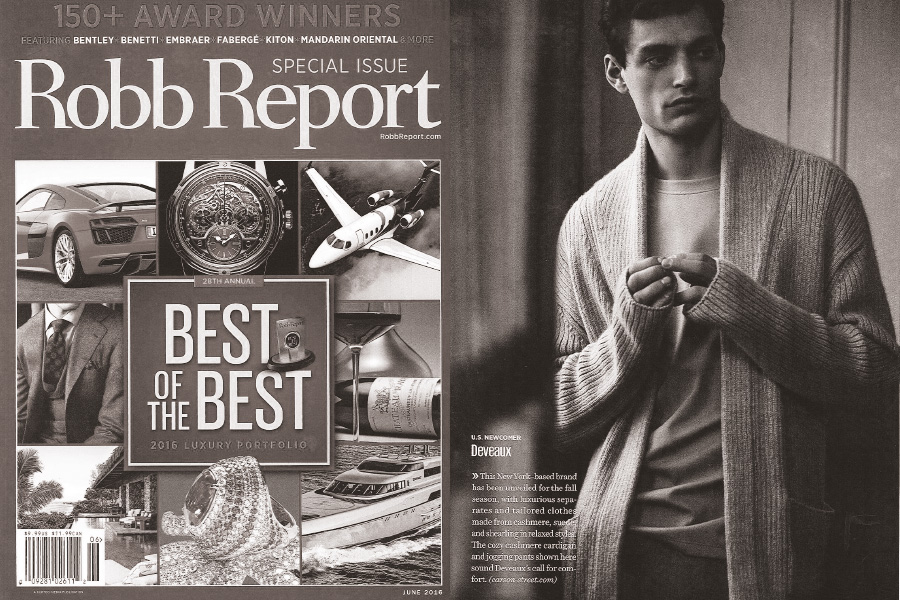 Deveaux Featured Robb Report